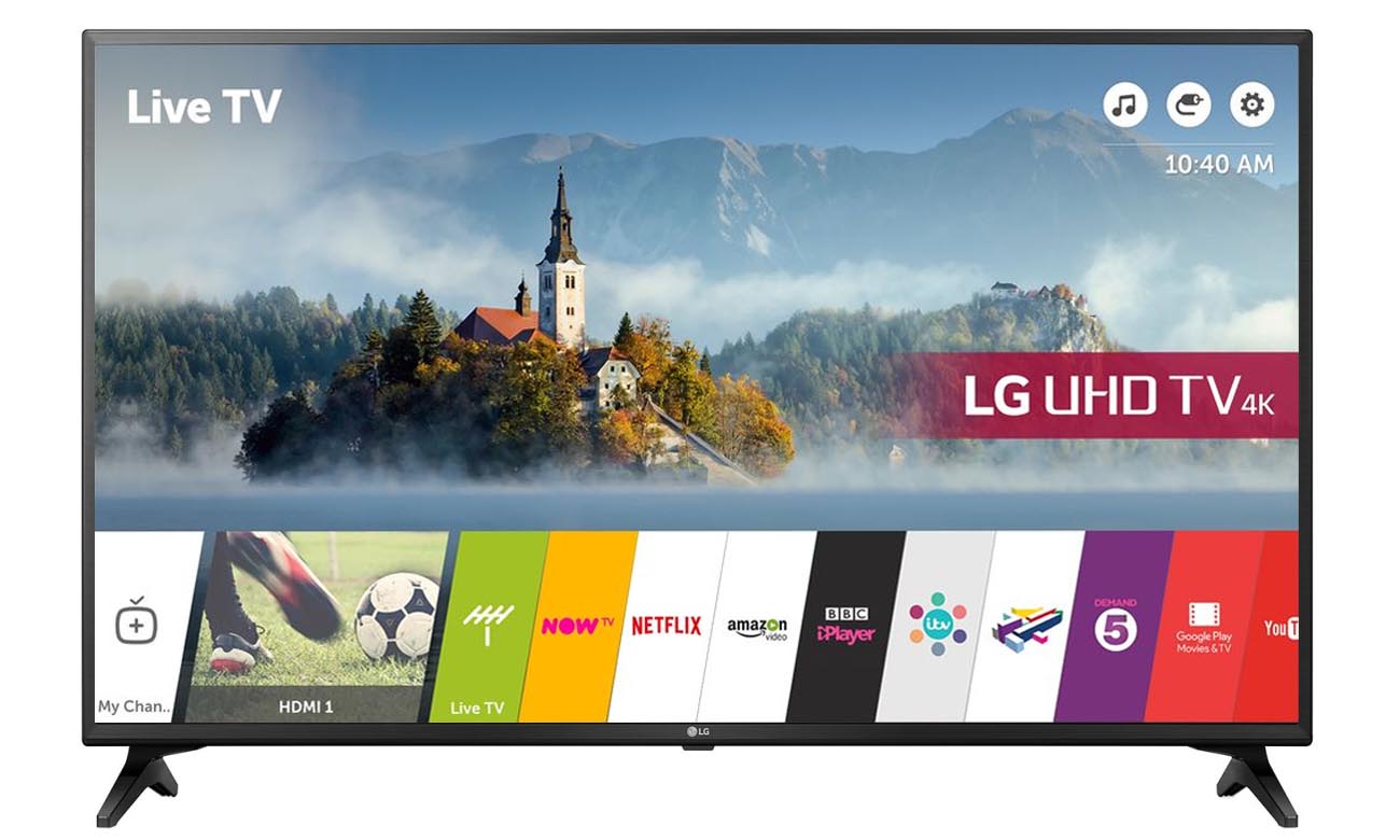 Telewizor UHD 4K LG 55UK6200 z czterordzeniowym procesorem