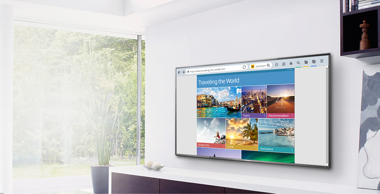 Przeglądarka internetowa w TV Panasonic 