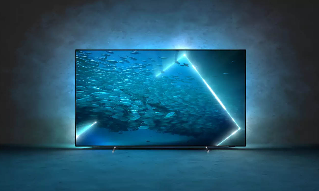 Ambilight w telewizorze Philips 55OLED707