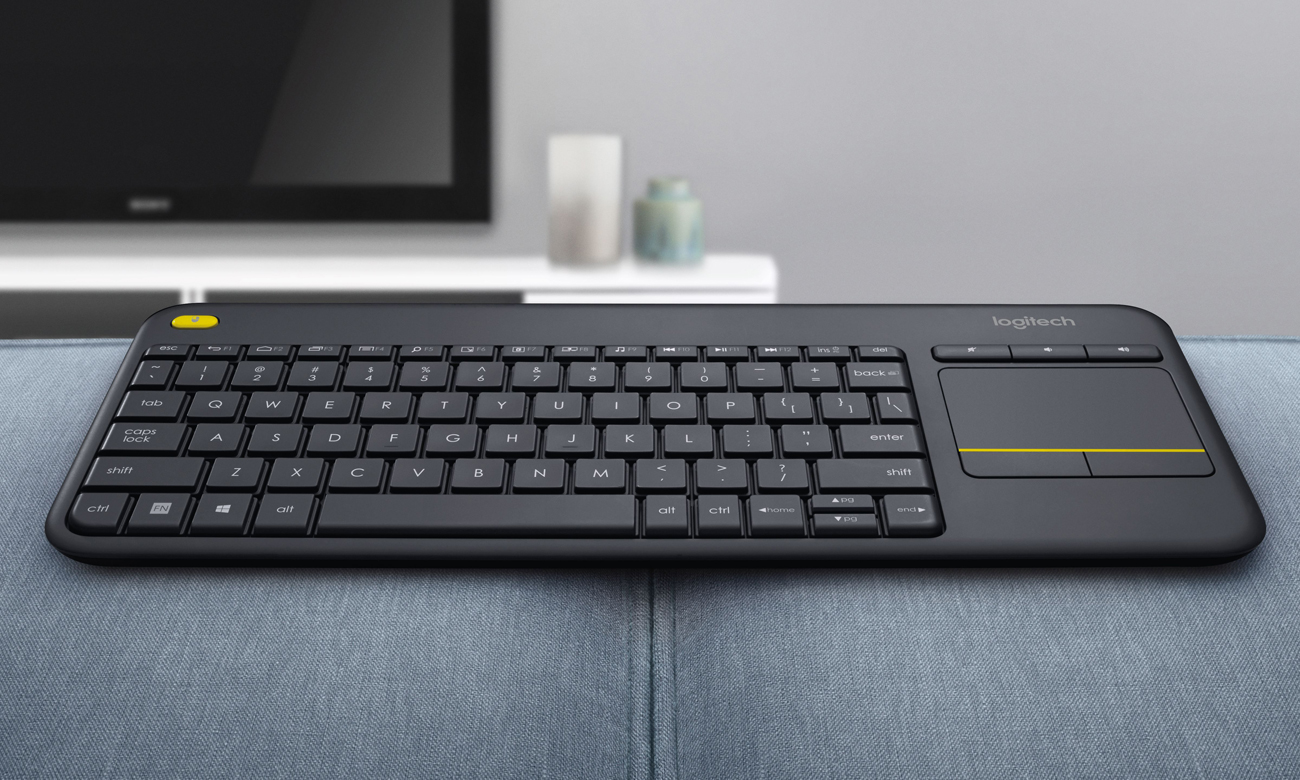 Logitech Wireless Touch K400 Plus czarna