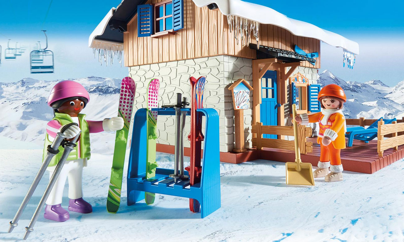 playmobil górskie schronisko
