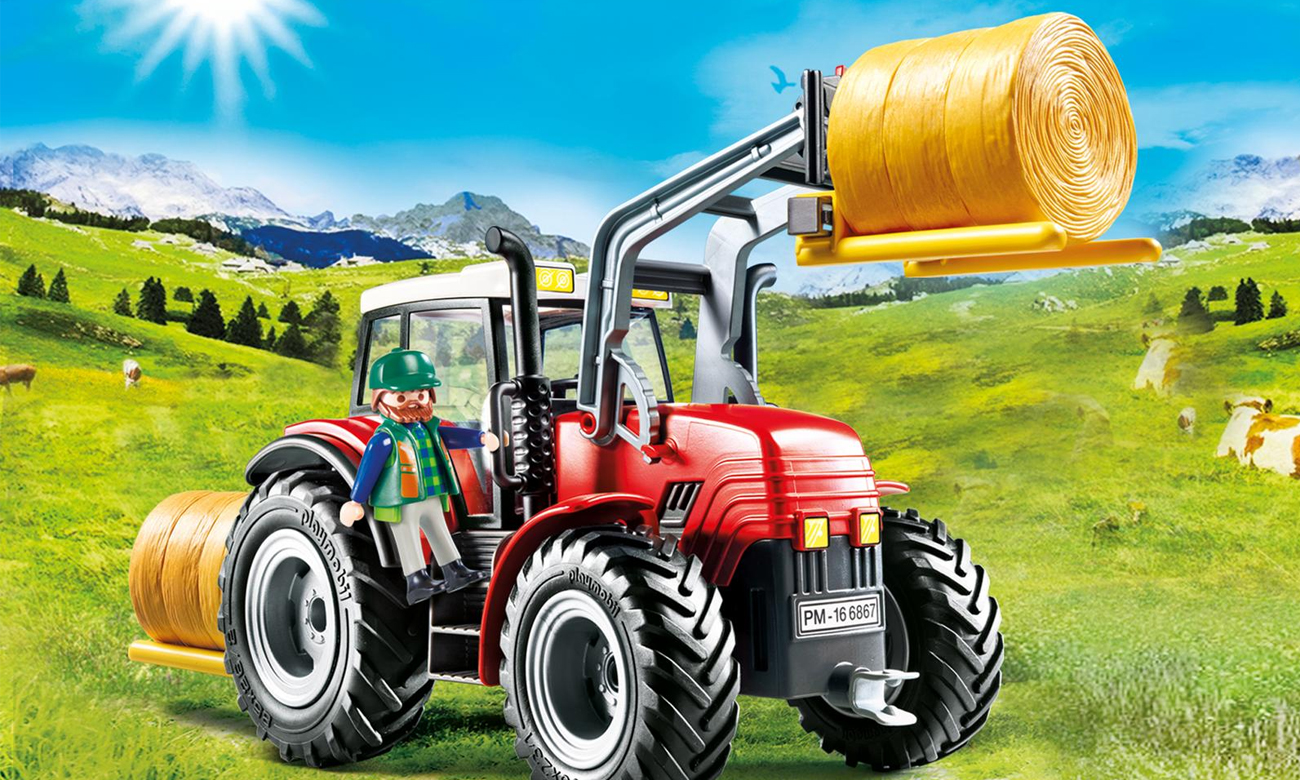 Playmobil Duży traktor z wyposażeniem 6867