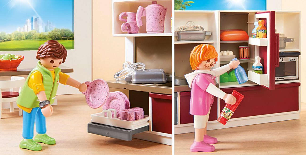Zestaw PLAYMOBIL® Duża rodzinna kuchnia 9269