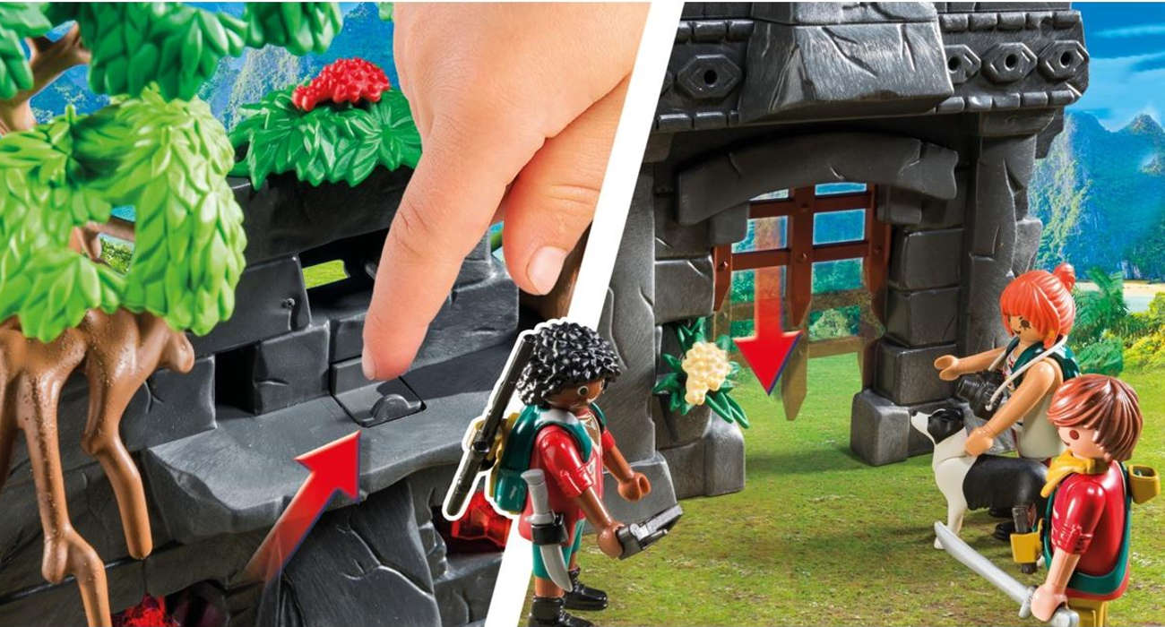 Ruchoma brama PLAYMOBIL® Obozowisko z T-Rexem 9429
