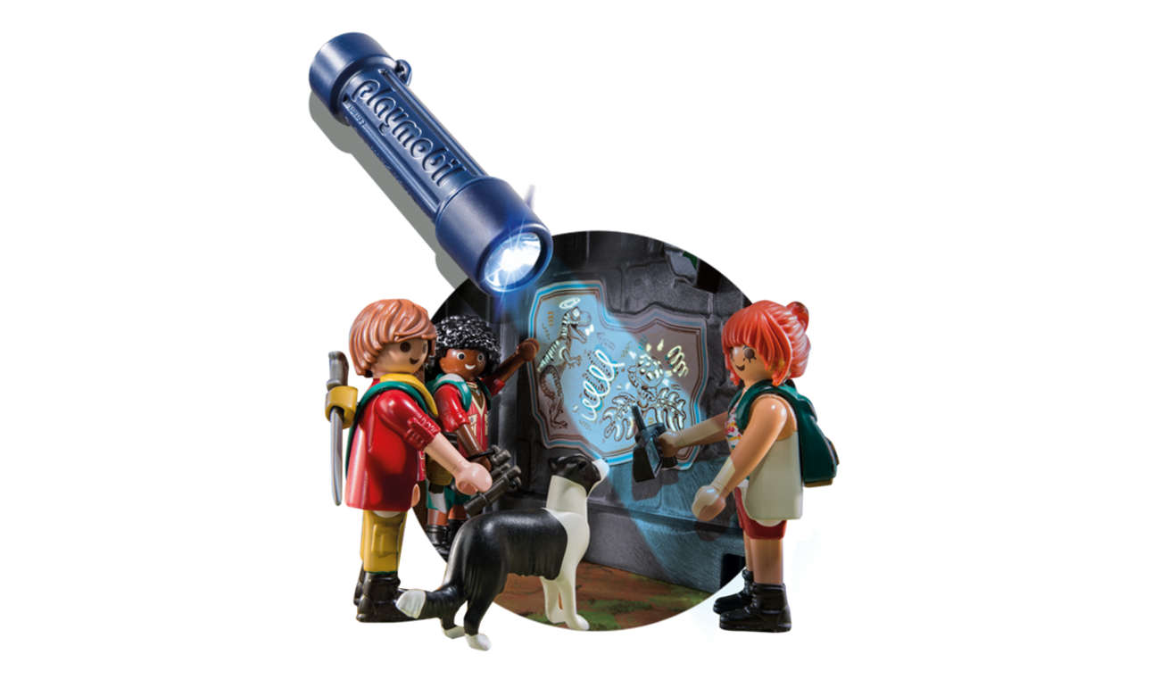 Latarka UV PLAYMOBIL® Obozowisko z T-Rexem 9429