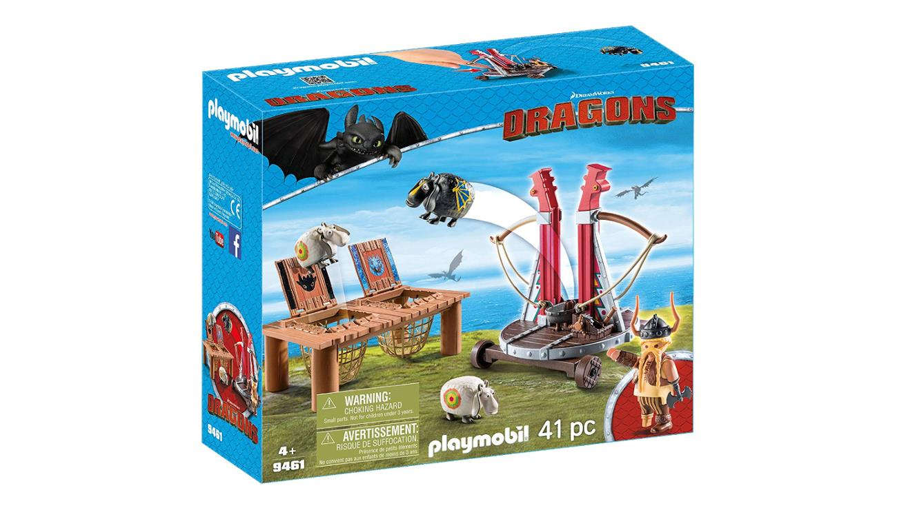 PLAYMOBIL® Pyskacz Gbur z katapultą do owiec 9461