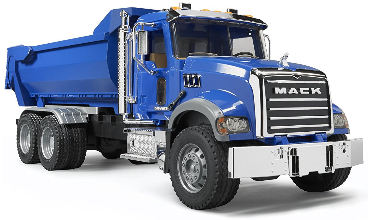 bruder mack granite dump truck