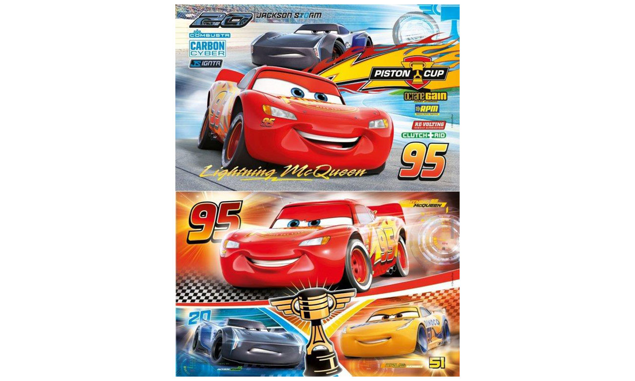 2 zestawy puzzli Disney Auta Cars Clementoni 07131
