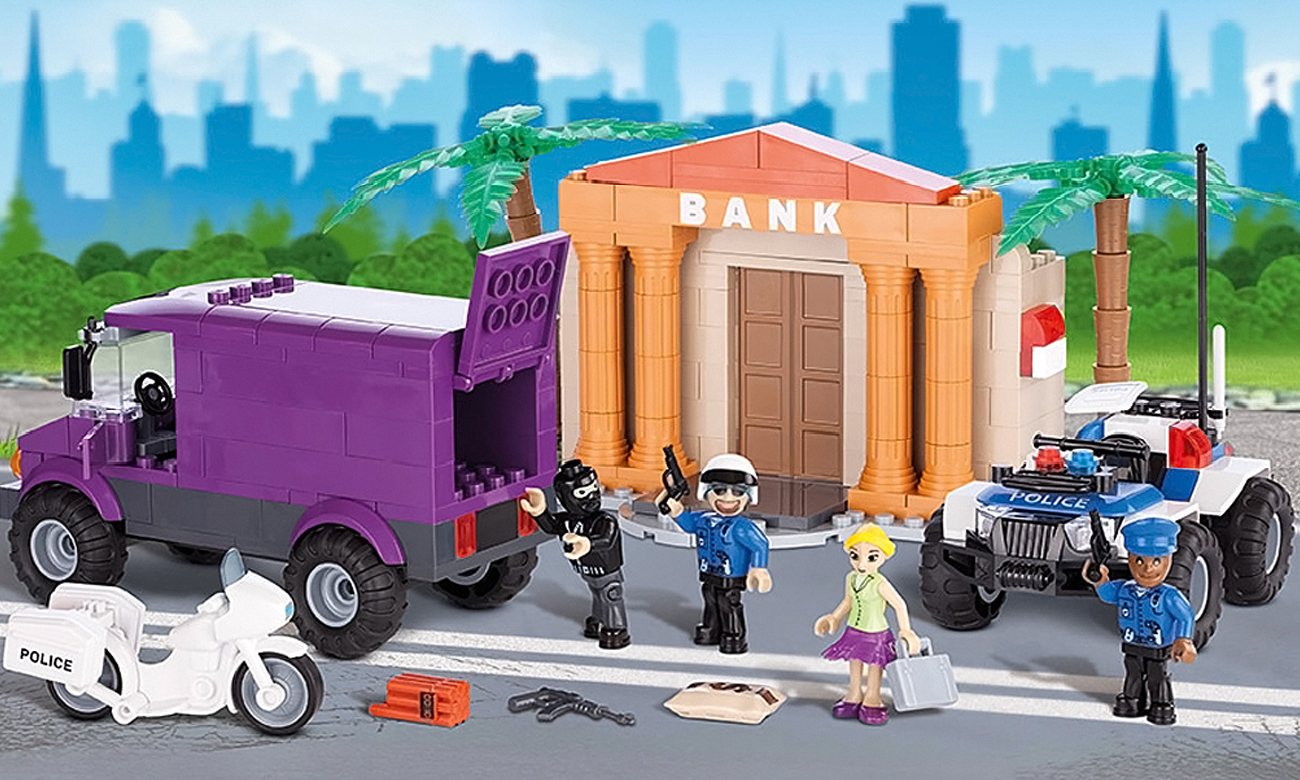 Cobi Action Town Napad na bank