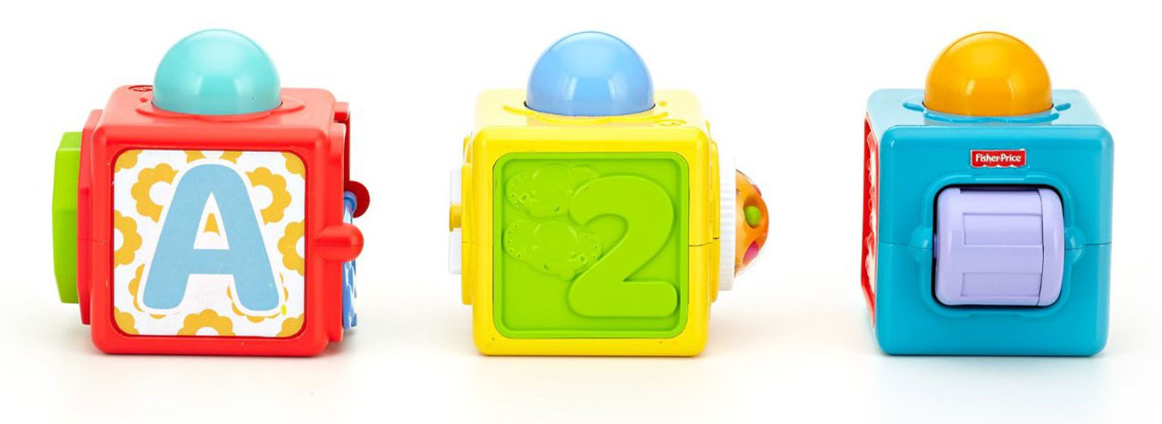 Fisher Price Aktywne klocki ze zwierzątkami