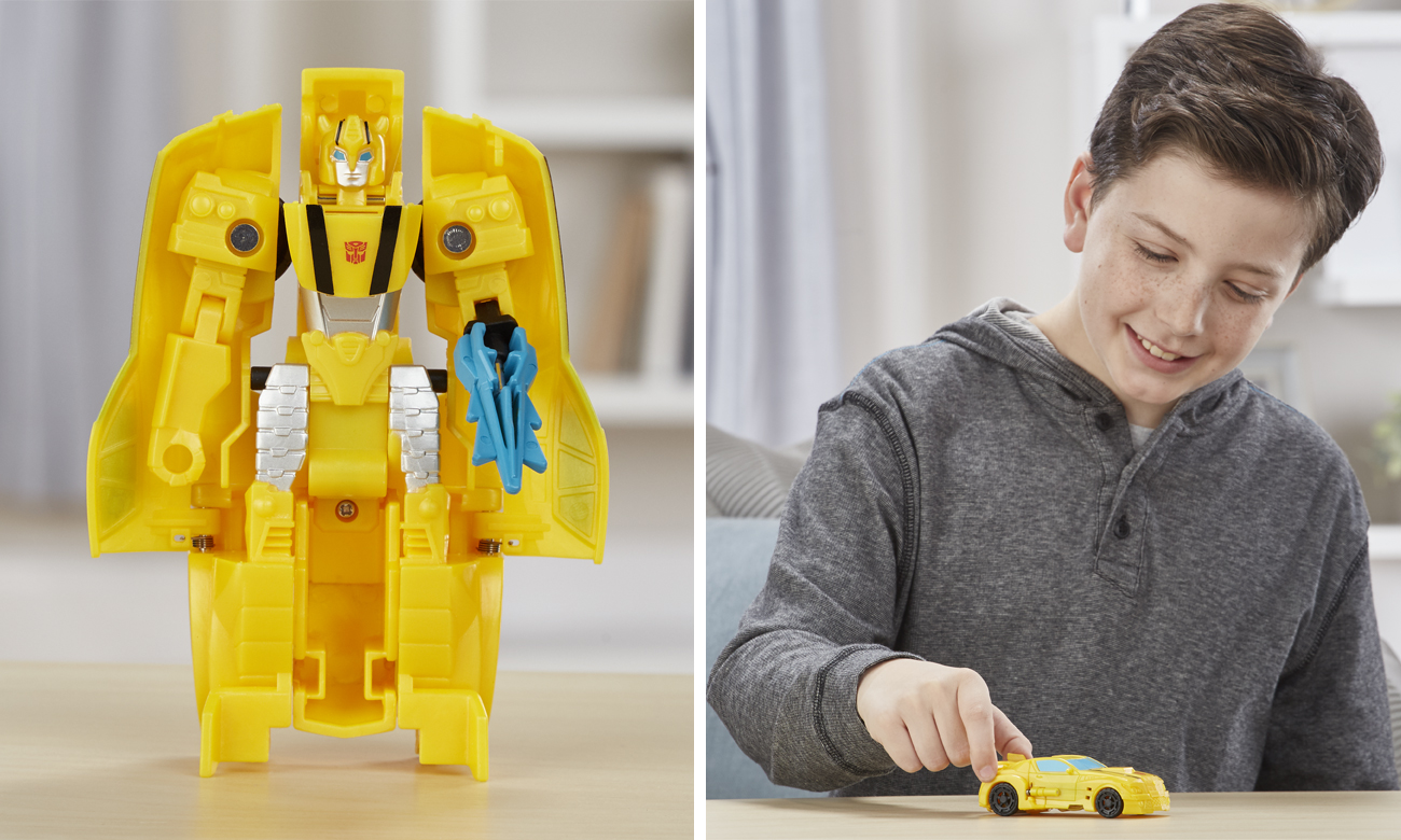 Hasbro Transformers Cyberverse 1 Step Bumblebee