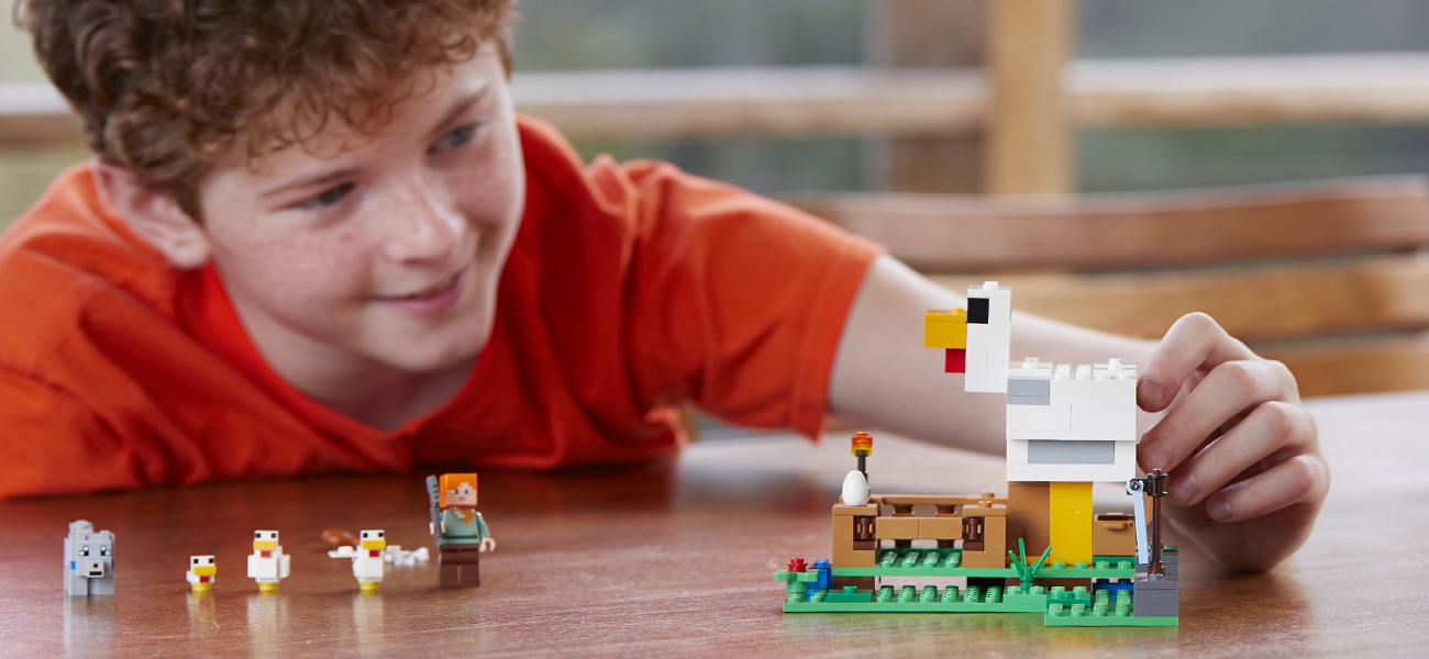 zestaw lego minecraft