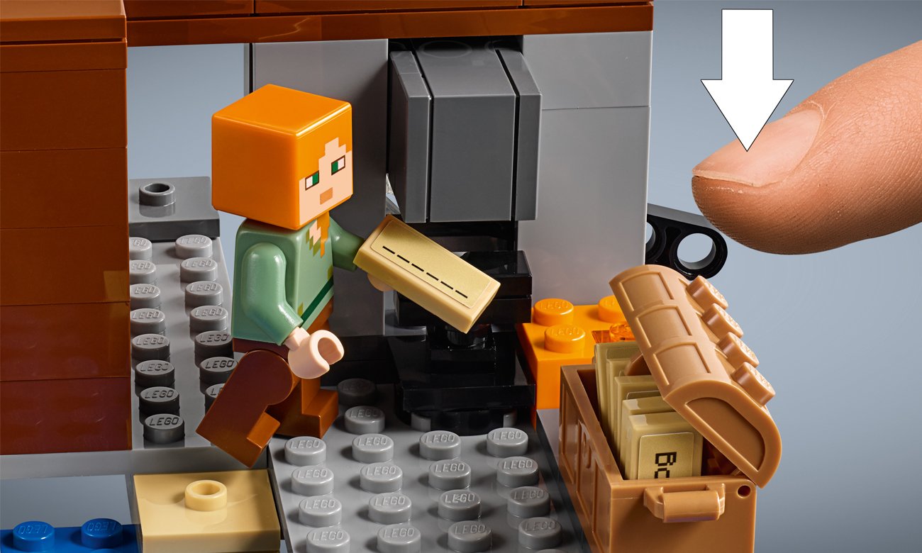 zestaw lego minecraft