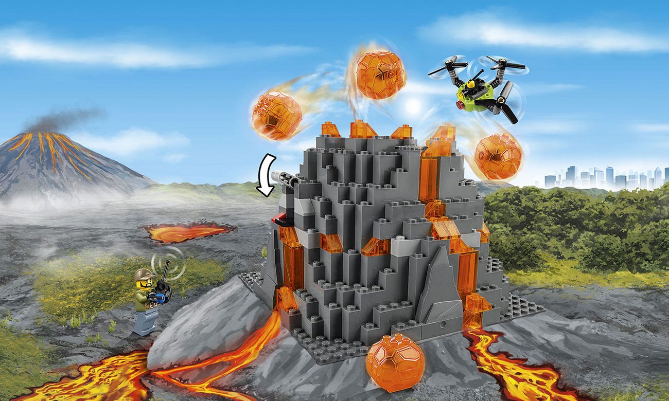 Lego Baza badaczy wulkanów 60124