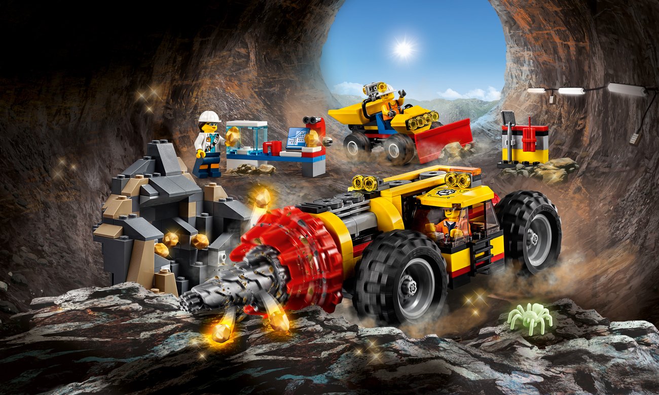 LEGO® City Ciężkie wiertło górnicze