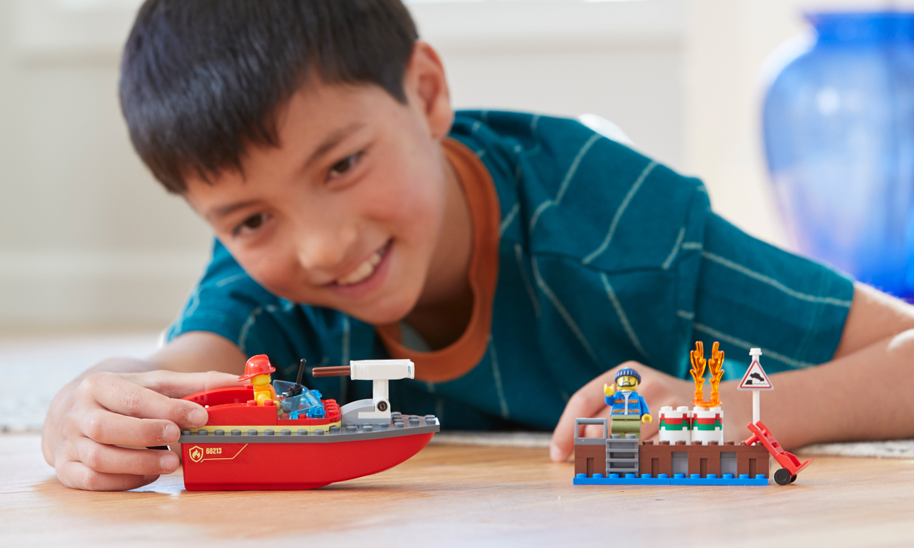 zestaw lego city helikopter policja