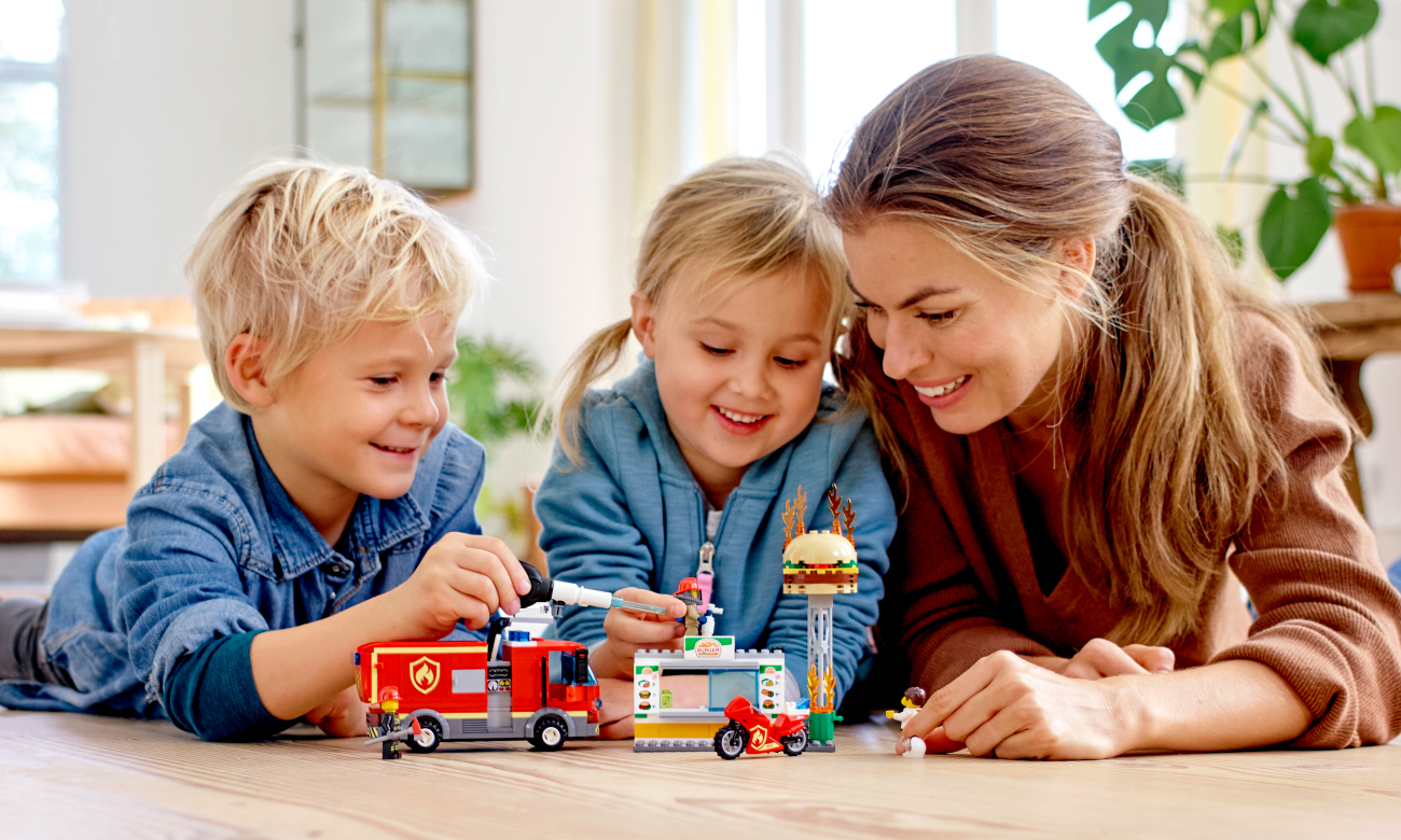 zestaw lego city pożar straż pożarna