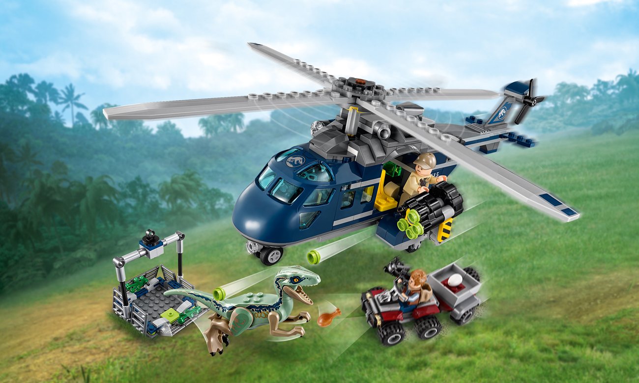LEGO Jurassic World Pościg za śmigłowcem