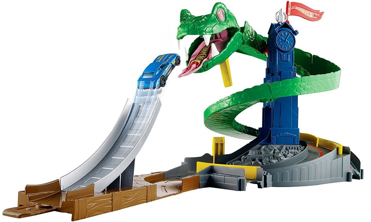 Hot Wheels City Zestaw Starcie z kobrą FBN20