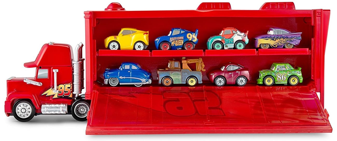 Mattel Cars Mikroauta Transporter z Zygzakiem