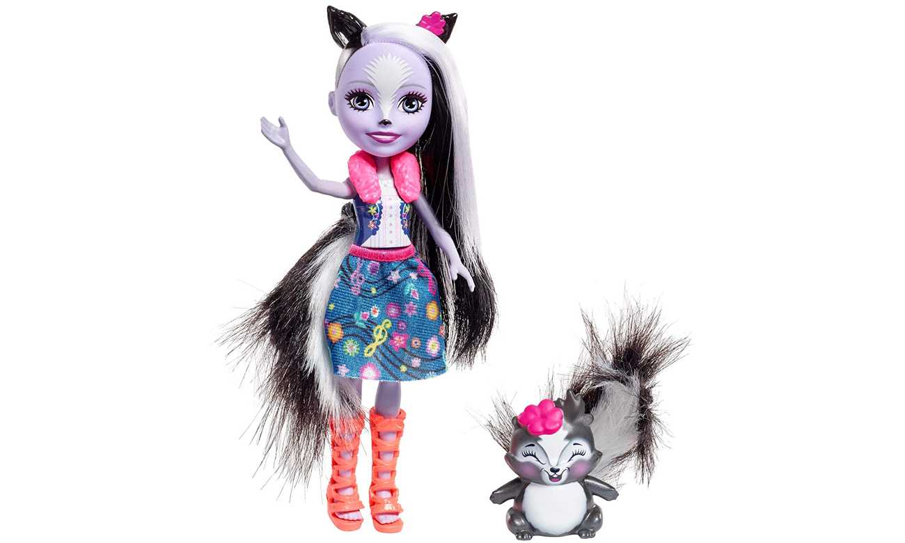 enchantimals lalka skunks