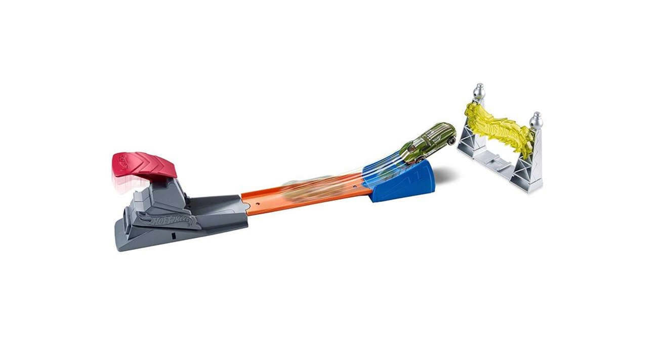 Hot Wheels Elektryczna Wieża z wyrzutnią i resorakiem