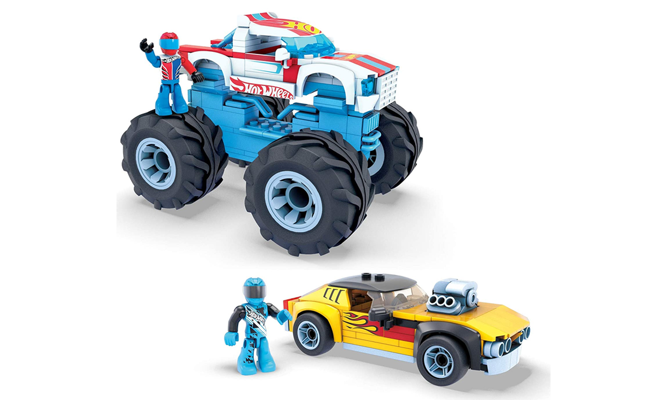 Mega Construx Rodger Dodger + Monster Trucks od Hot Wheels