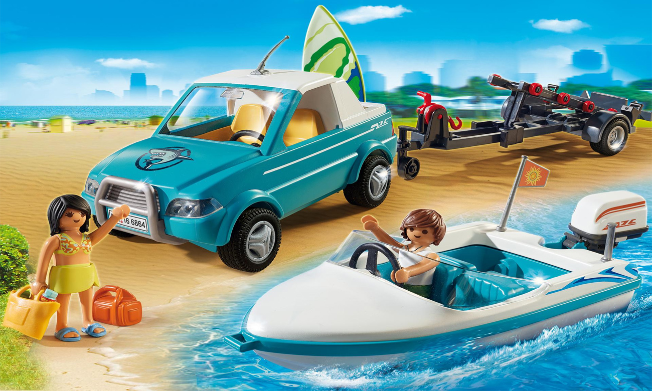 Playmobil Surfer-Pickup z motorówką 6864