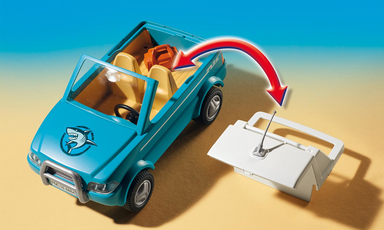Playmobil Surfer-Pickup z motorówką 6864