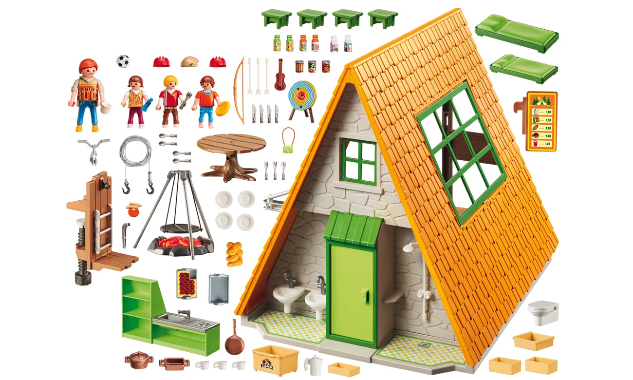 Skład zestawu PLAYMOBIL - Domek letniskowy 6887