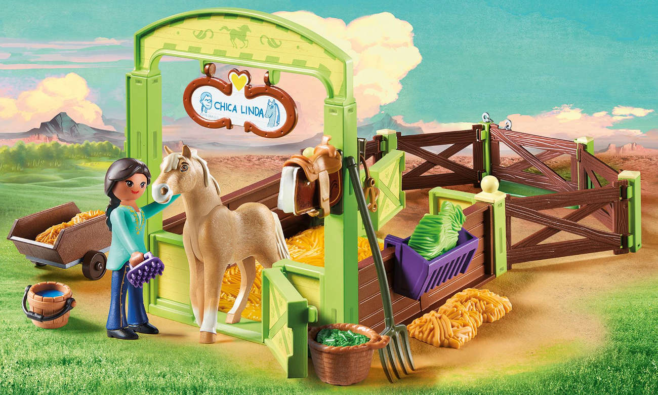 PLAYMOBIL® Boks stajenny Pru i Chica Linda