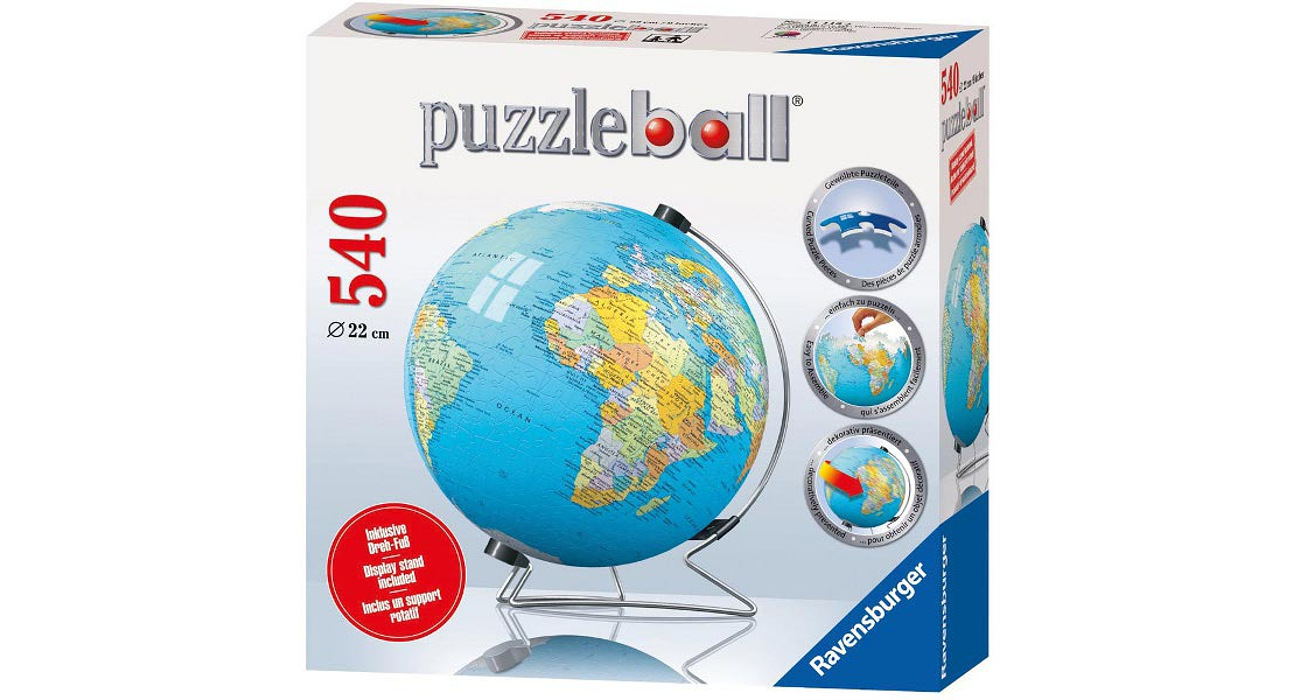 globus puzzle 3d