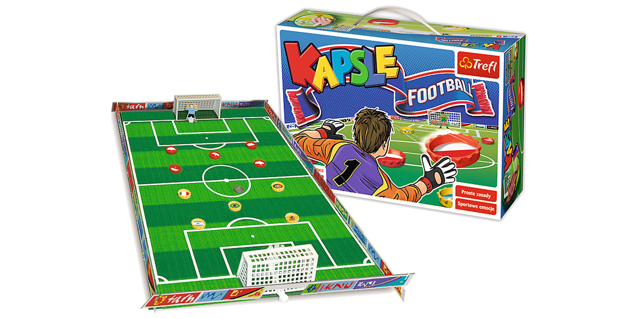 akceosira w pudełku Trefl Kapsle Football