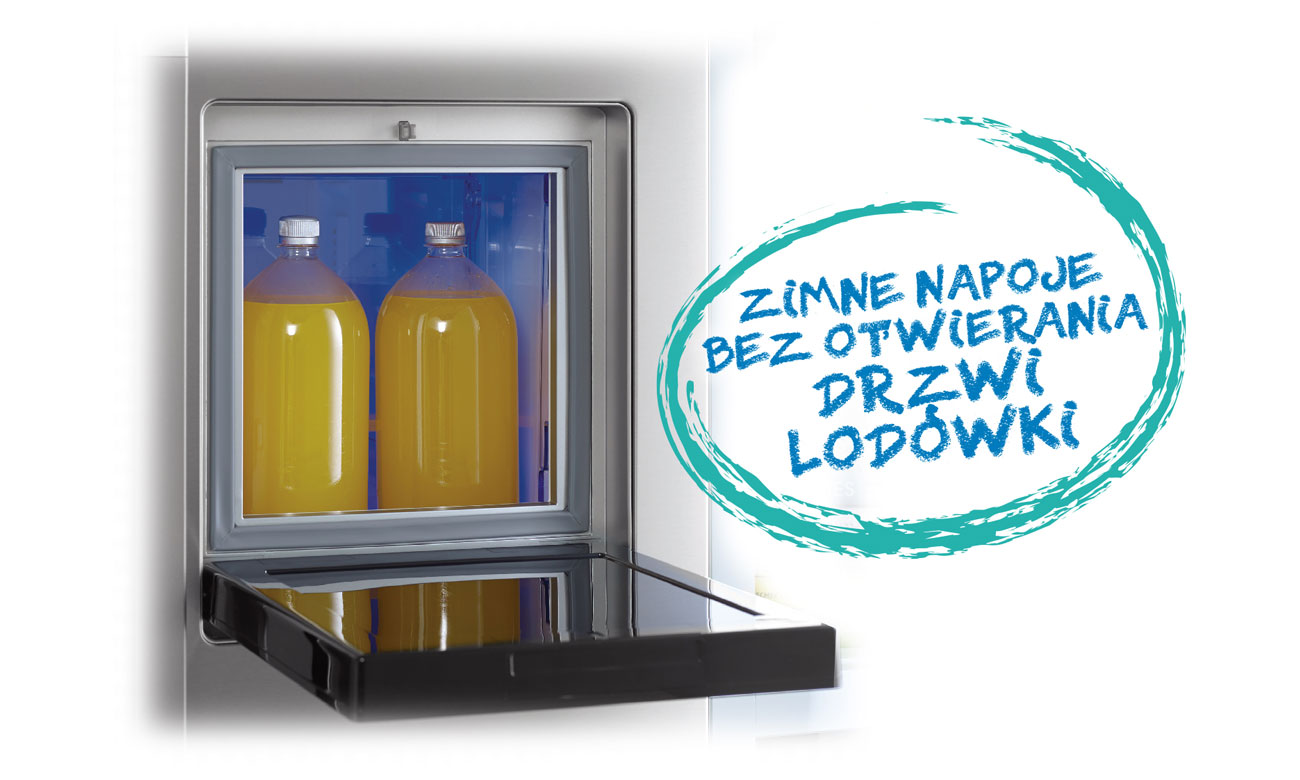 Mini Bar w lodówce Beko GNE134621X
