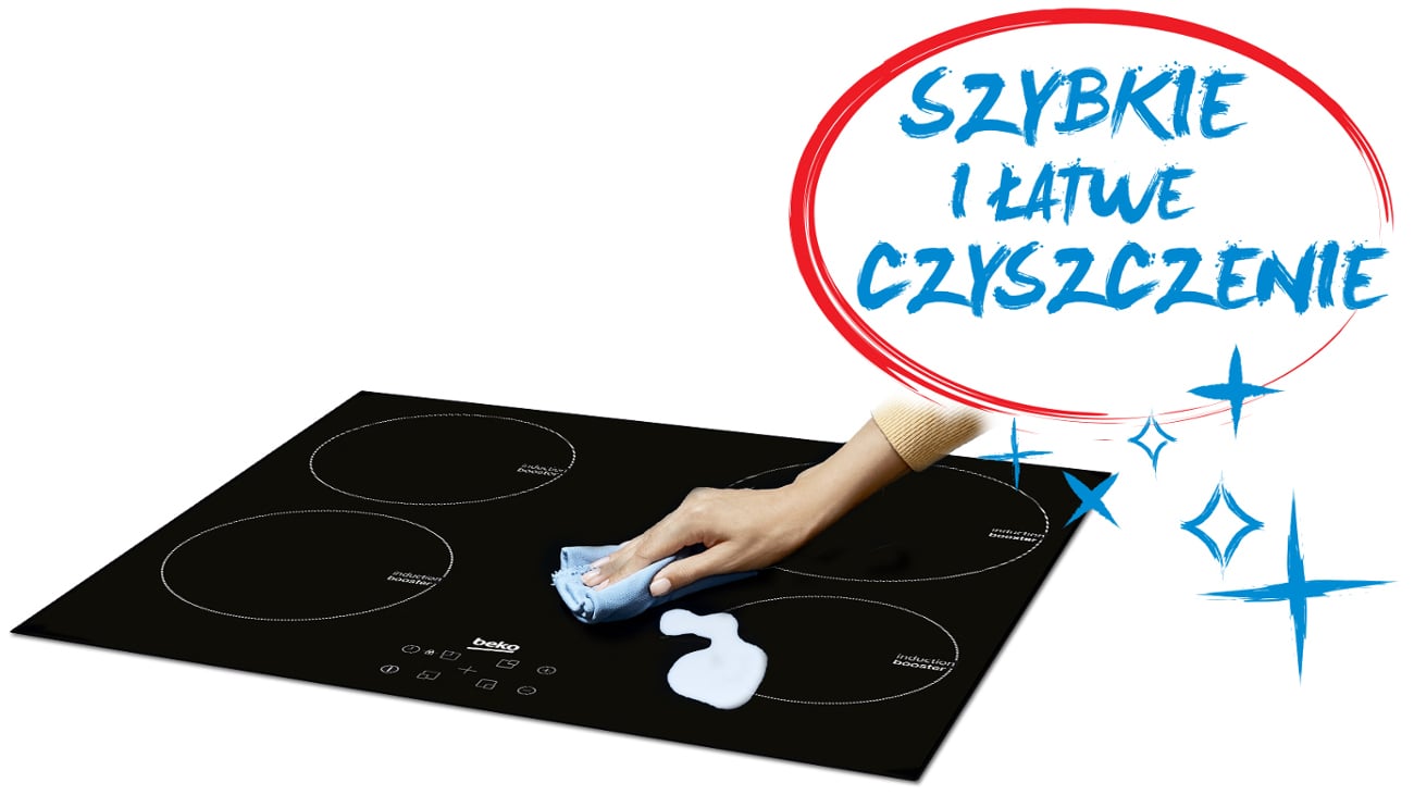 Łatwe czyszczenie Beko HII64400AT