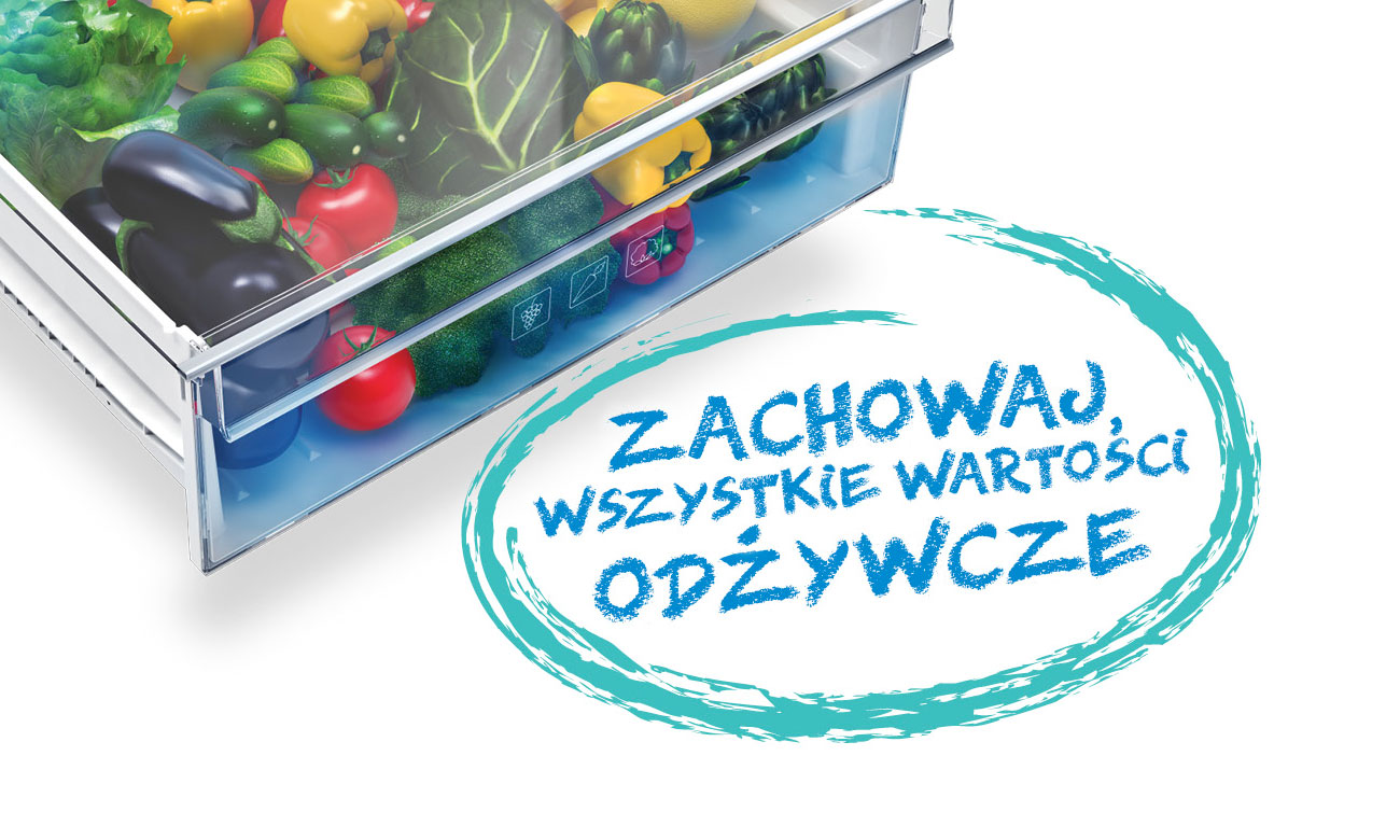 Pojemnik na warzywa i owoce w lodówce Beko RDM6126