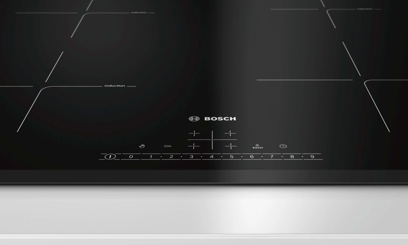 Intuicyjne sterowanie DirectSelect w płycie Bosch PIF651FC1E