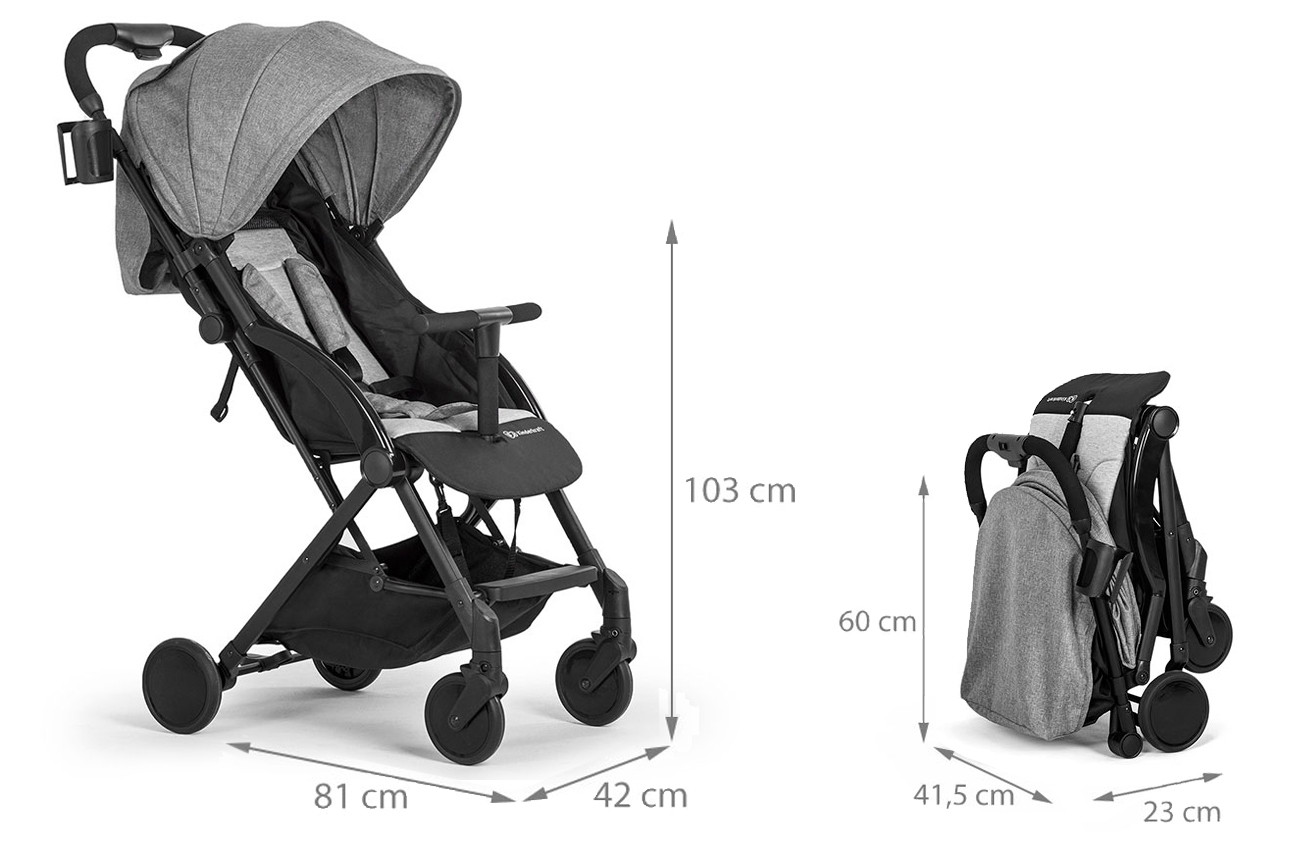 kinderkraft spacerówka pilot szara