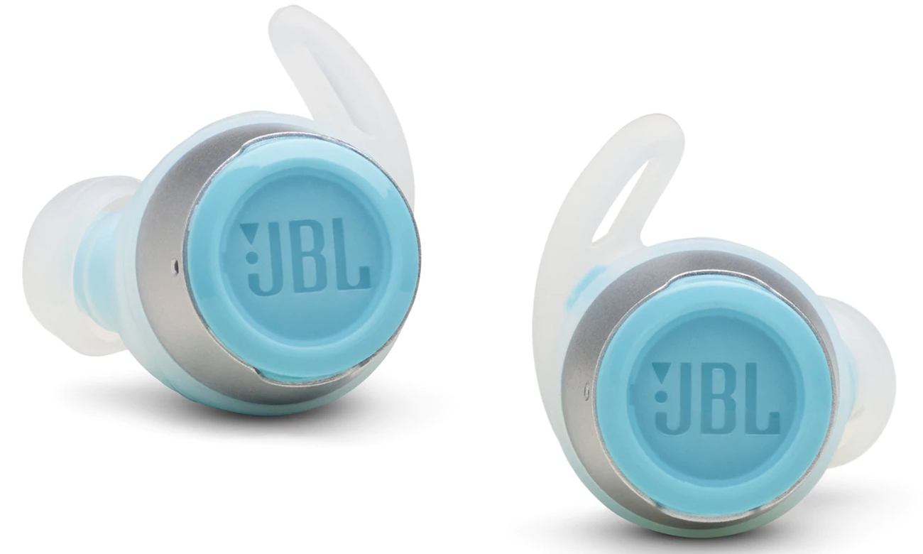 Małe słuchawki bezprzewodowe JBL Reflect Flow turkusowe