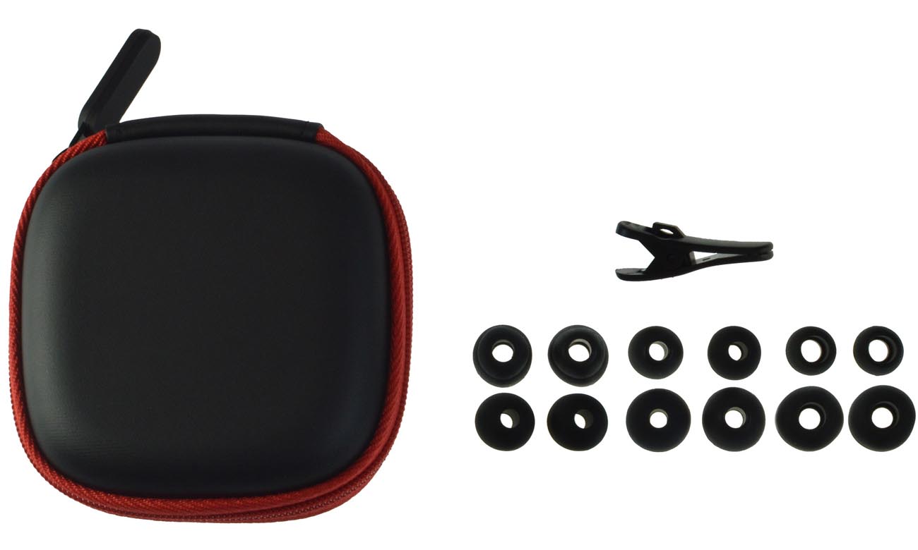 Silikonowe końcówki i etui do SoundMagic E10M