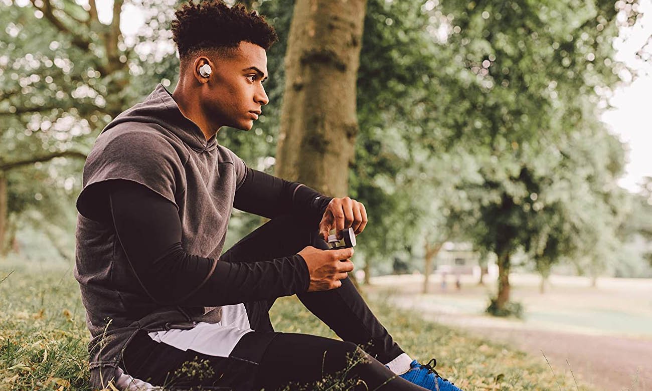 Słuchawki True Wireless Audio-Technica ATH-SPORT7TWG z funkcją sterowania dotykowego