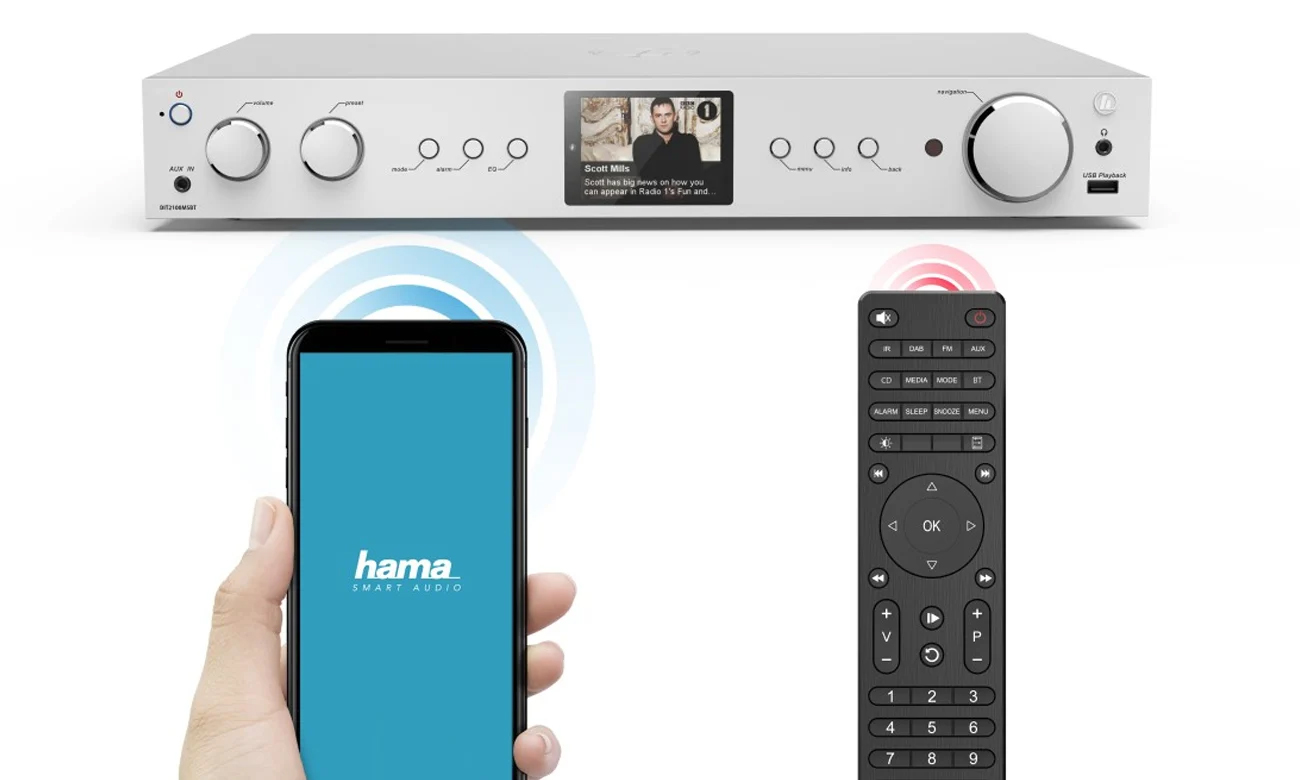Radio internetowe Hama DIT2105SBTX
