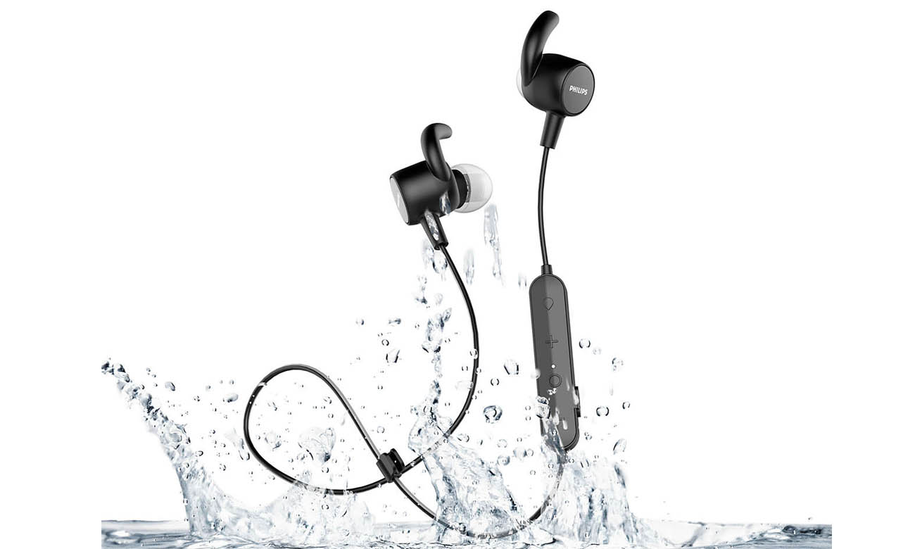Wygodne słuchawki sportowe Philips TASN503BK