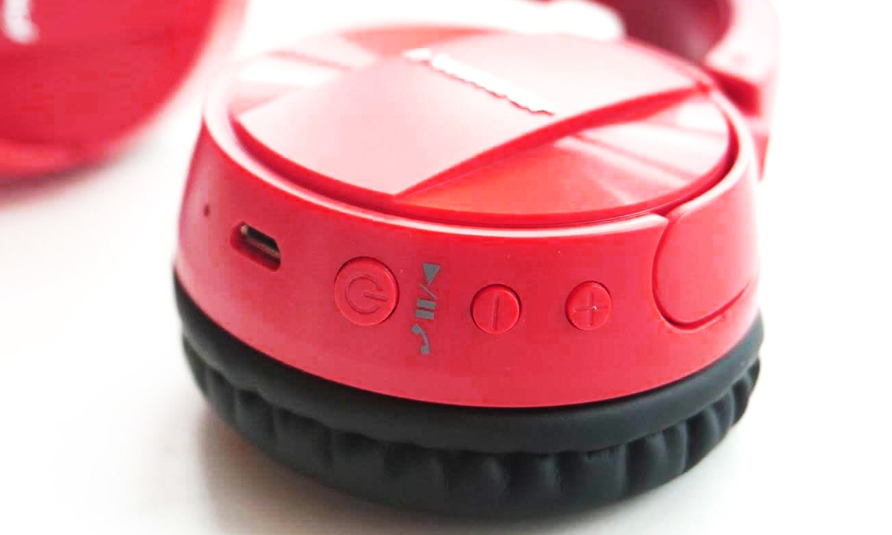 Słuchawki Bluetooth Pioneer SE-MJ553BT czerwone