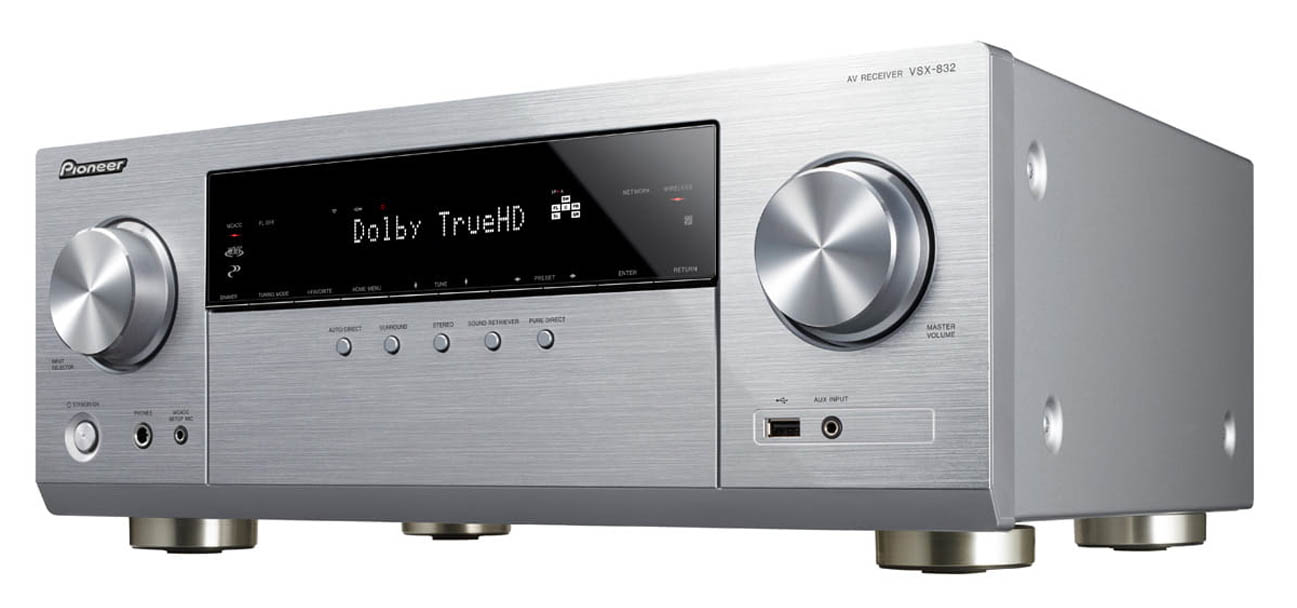 Amplituner Pioneer VSX-832 Srebrny