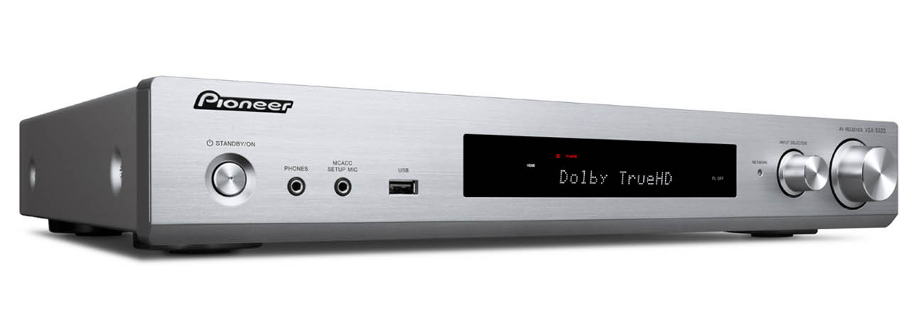 Amplituner Pioneer VSX-S520 srebrny