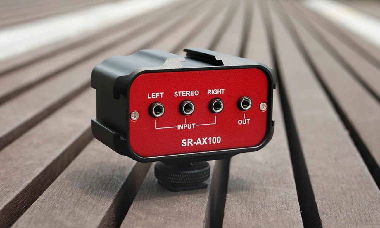 Dwukanałowy adapter audio Saramonic SR-AX100