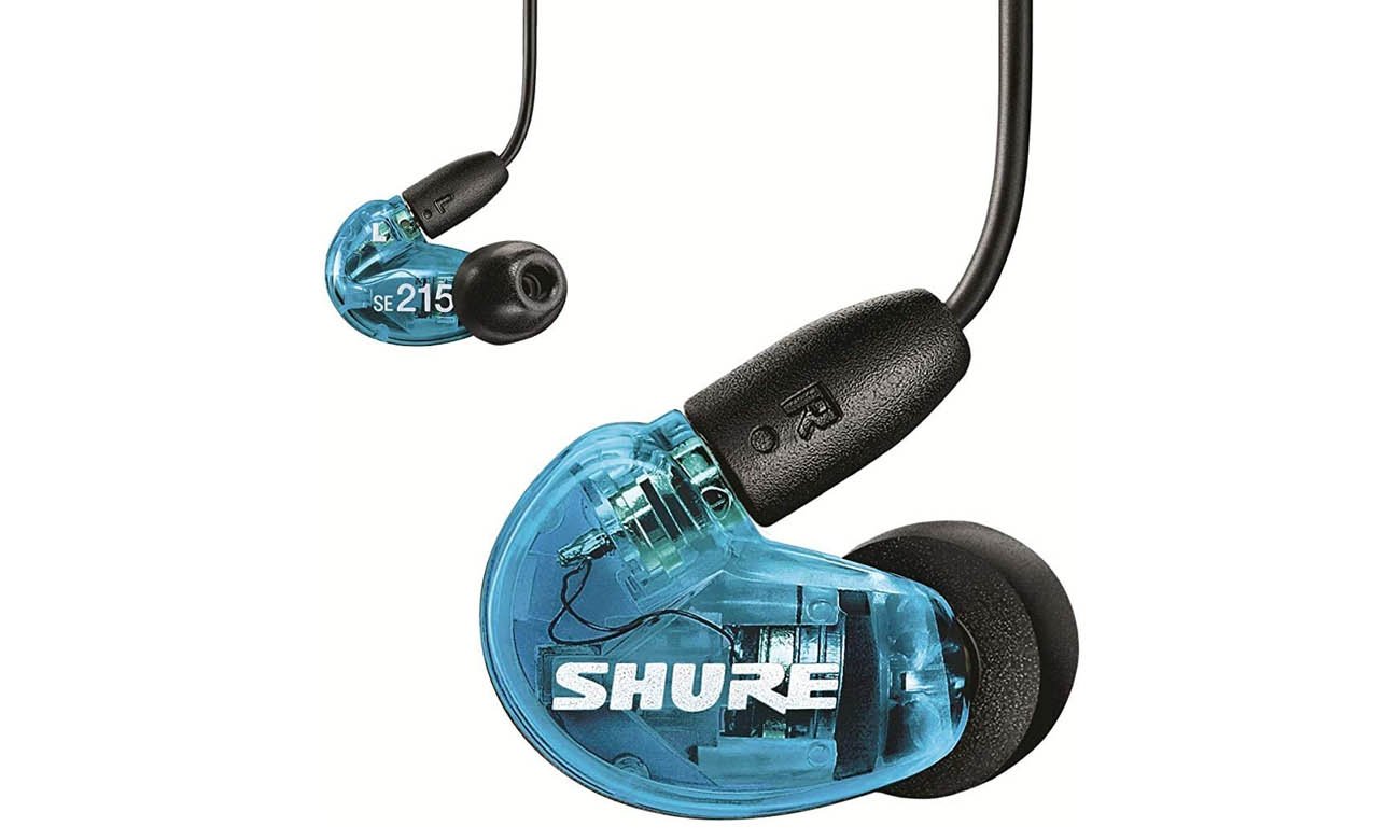 Słuchawki przewodowe Shure Aonic 215 niebieskie