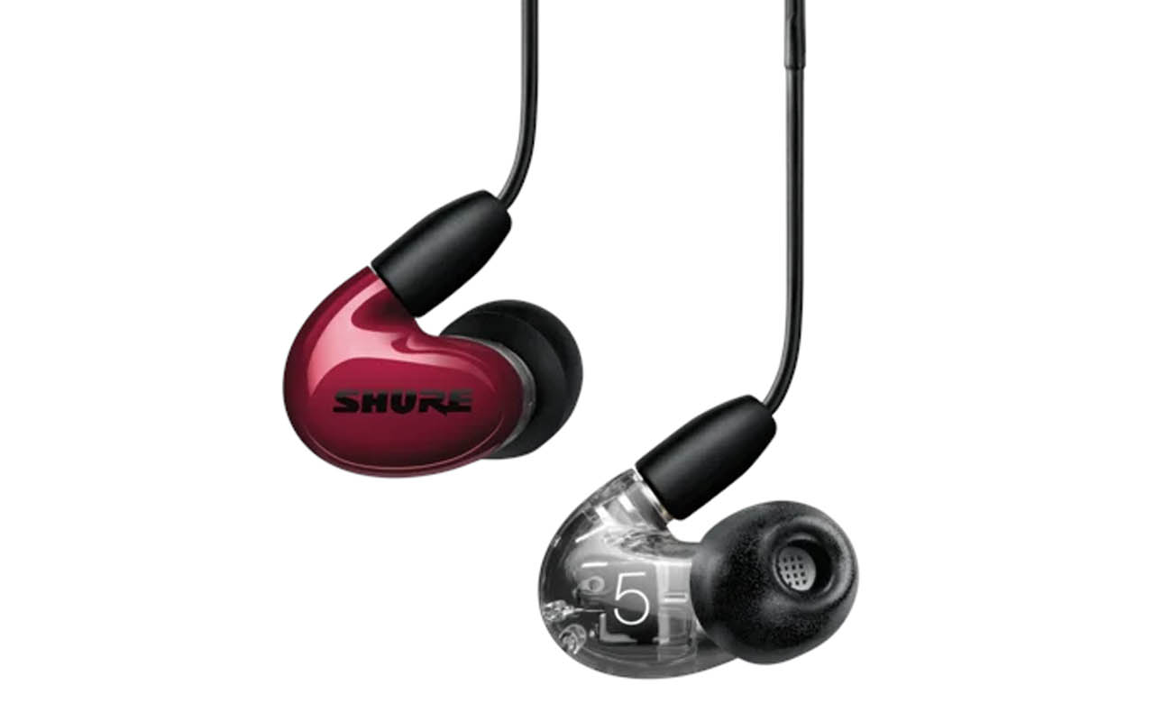 Słuchawki przewodowe Shure Aonic 5 czerwone