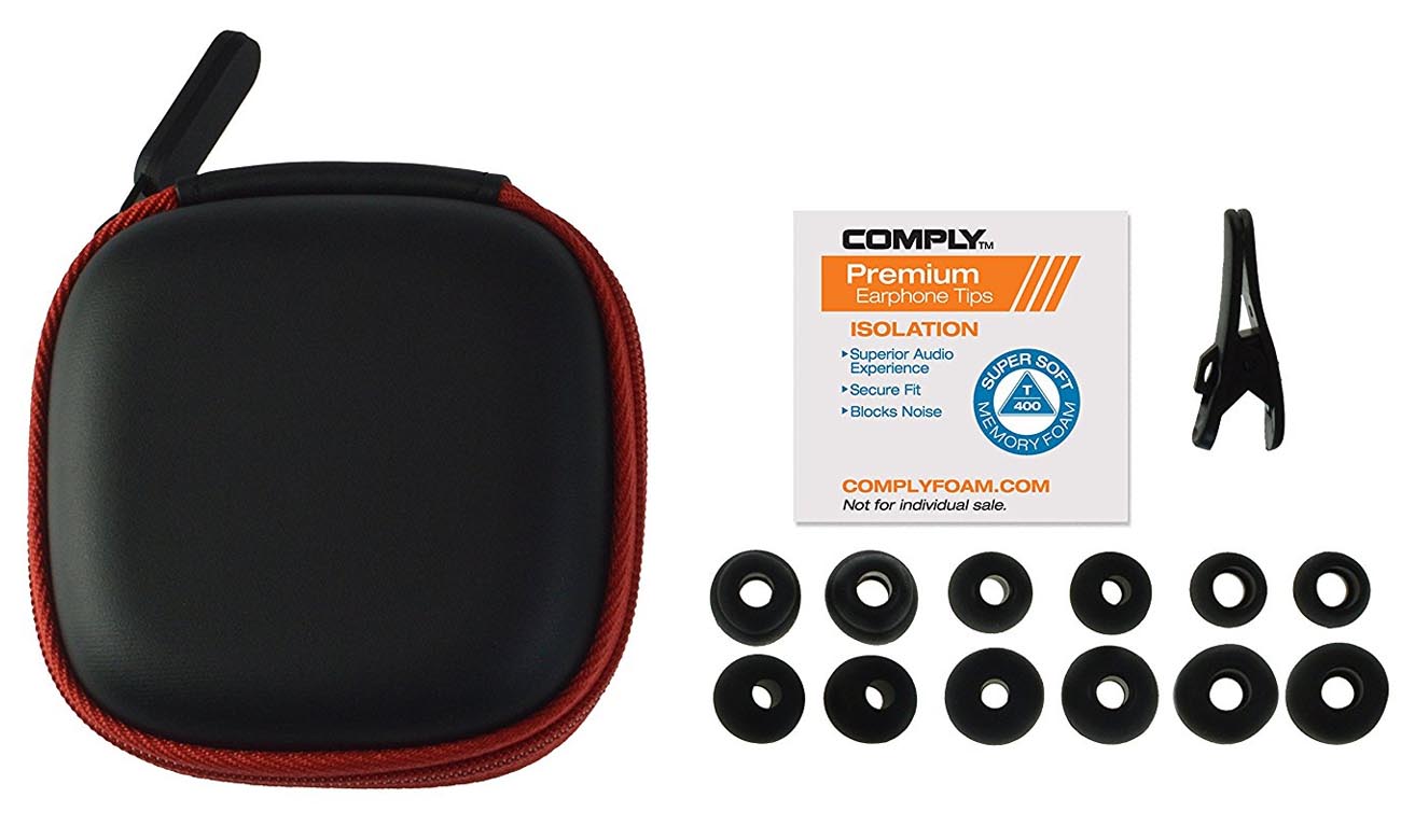 Silikonowe końcówki i etui do SoundMagic E80C